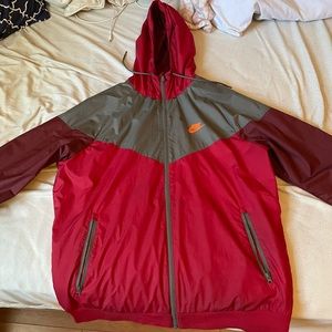 Red nike jacket! Size large